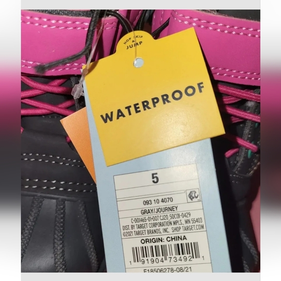 Cat & Jack Girls Toddler Journey Waterproof Winter Boots - Size 5. NWT. - Picture 7 of 8